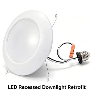LVDL-002 LED Downlight Retrofit LED Retrofit Downlight for Commercial & Residential Lighting Upgrades