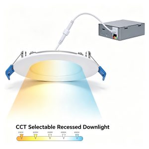 LVDL-018 CCT Selectable recessed downlight Commercial LED Downlight Manufacturer | Retrofit, Ultra Slim, CCT Selectable & Smart Downlight Solutions