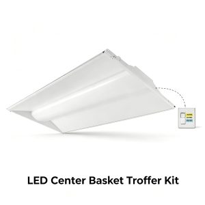 LVBF-003 LED Center Basket Froffer light LED Center Basket Troffer Lighting Solutions